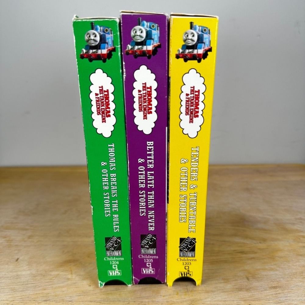 Thomas the Tank Engine & Friends VHS Lot x3 Ringo Starr Percy Henry Toby Diesel - Picture 8 of 15
